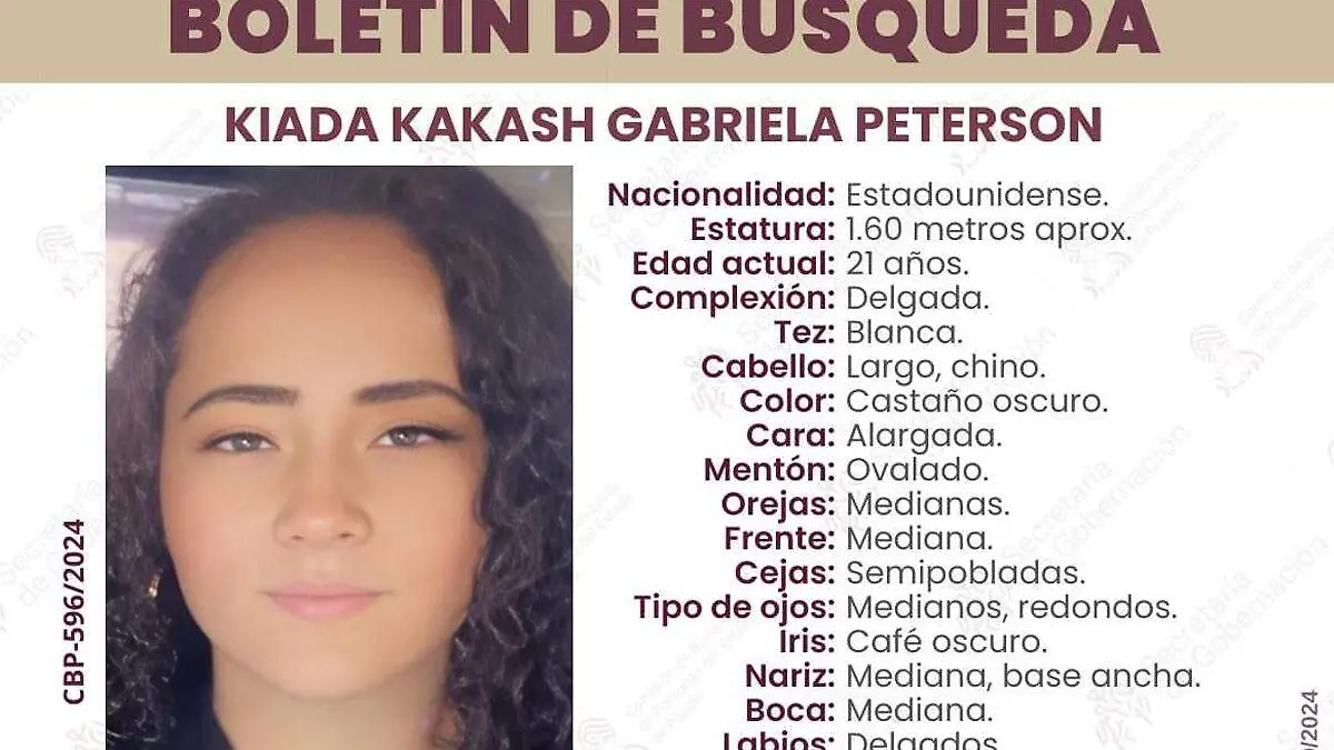 desaparicion de Kiada Kakash gabriela